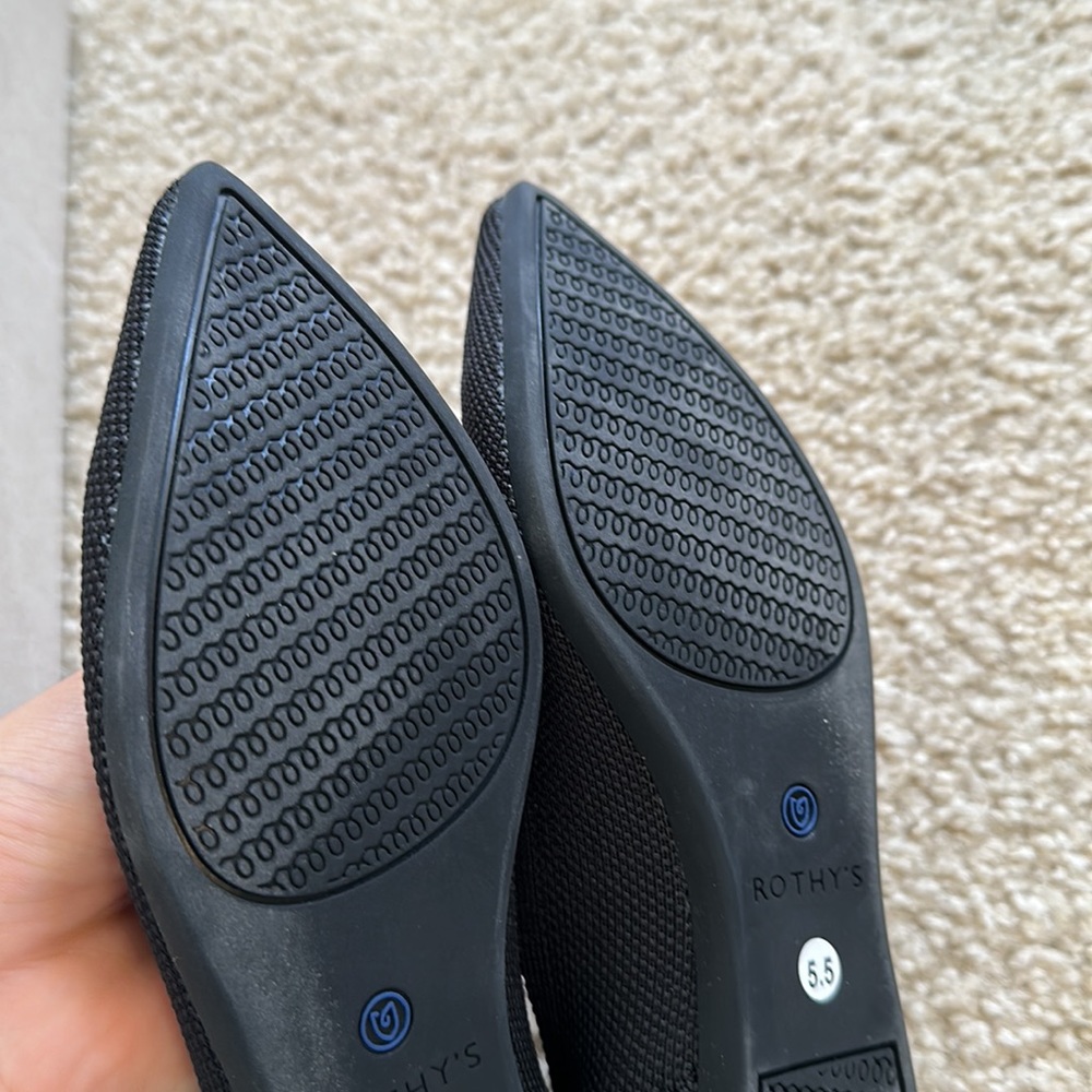 Rothy’s The Point Black Solid Flats - image 6